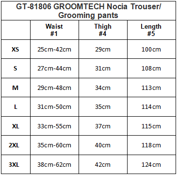 GROOMTECH Nocia Trouser / Grooming Pants